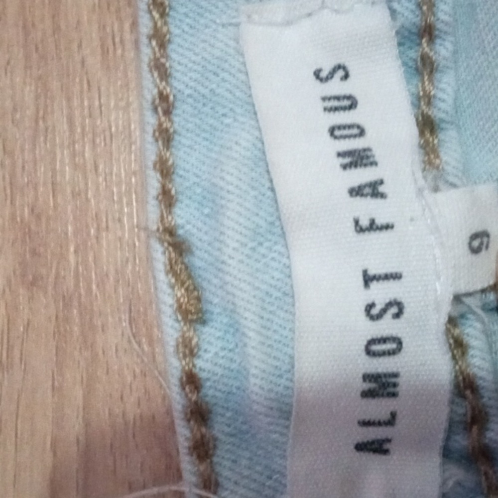 Light blue wide leg jeans